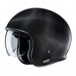 HJC - V30 CARBON SOLID BLACK Open Face Helmet