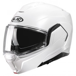 HJC - i100 PEARL WHITE Helmet (Modular / Flip)