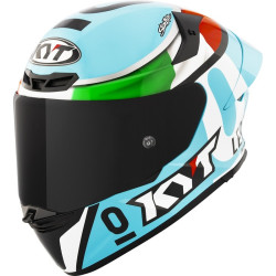 KYT TT REVO FULL FACE MOTORCYCLE ROAD HELMET < LEOPARD REPLICA >