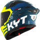 KYT TT REVO FULL FACE MOTORCYCLE ROAD HELMET < FUSELAGE MATT YELLOW >