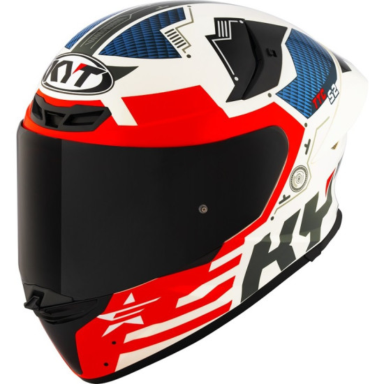 KYT TT REVO FULL FACE MOTORCYCLE ROAD HELMET < FUSELAGE RED >