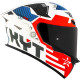 KYT TT REVO FULL FACE MOTORCYCLE ROAD HELMET < FUSELAGE RED >