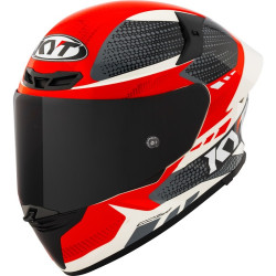 KYT TT REVO FULL FACE MOTORCYCLE ROAD HELMET < GEAR BLACK RED >