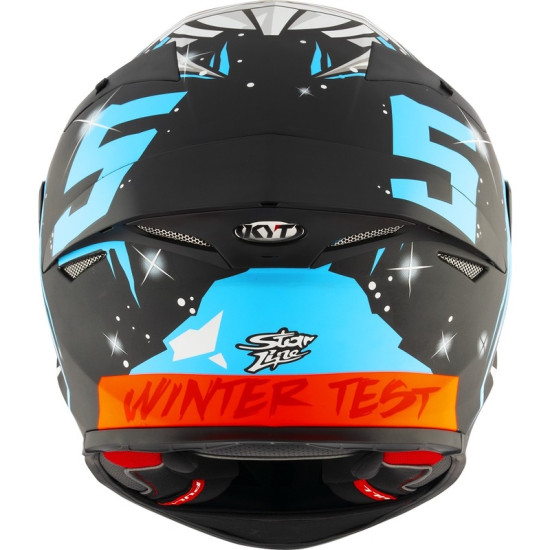 KYT TT REVO FULL FACE MOTORCYCLE ROAD HELMET < MASIA WINTER TEST REPLICA / JAUME MASIÀ NUMBER 5 > 