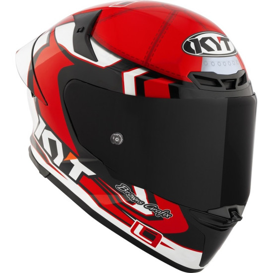 KYT TT REVO FULL FACE MOTORCYCLE ROAD HELMET < OLI BAYLISS REPLICA BASEBALL CAP DESIGN >