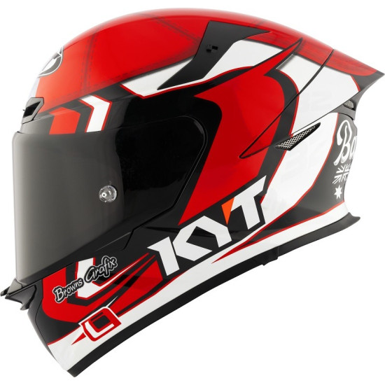 KYT TT REVO FULL FACE MOTORCYCLE ROAD HELMET < OLI BAYLISS REPLICA BASEBALL CAP DESIGN >