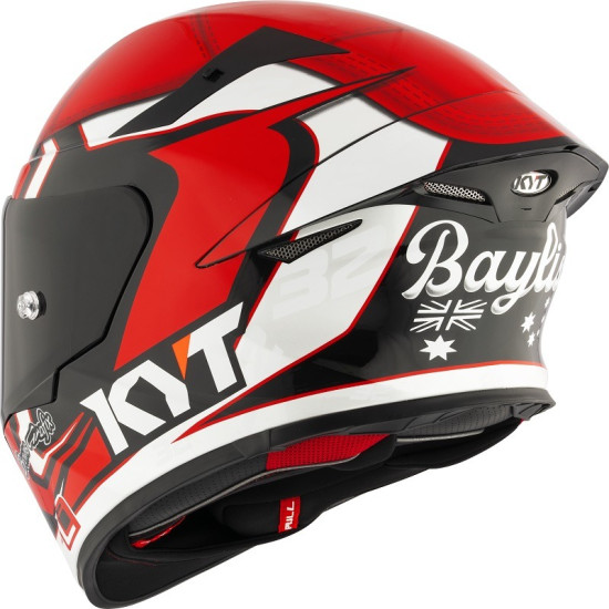 KYT TT REVO FULL FACE MOTORCYCLE ROAD HELMET < OLI BAYLISS REPLICA BASEBALL CAP DESIGN >