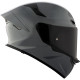 KYT TT REVO FULL FACE MOTORCYCLE ROAD HELMET < PLAIN GORILLA GREY GRAY >