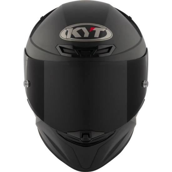 KYT TT REVO FULL FACE MOTORCYCLE ROAD HELMET < PLAIN MATT BLACK SOLID >