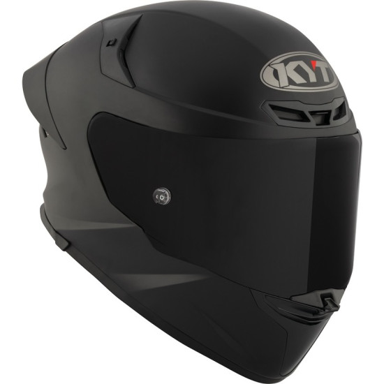 KYT TT REVO FULL FACE MOTORCYCLE ROAD HELMET < PLAIN MATT BLACK SOLID >