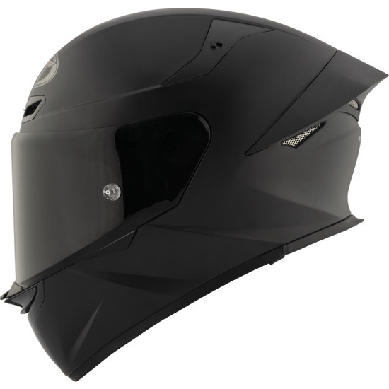 KYT TT REVO FULL FACE MOTORCYCLE ROAD HELMET < PLAIN MATT BLACK SOLID >