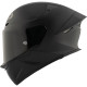 KYT TT REVO FULL FACE MOTORCYCLE ROAD HELMET < PLAIN MATT BLACK SOLID >