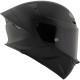 KYT TT REVO FULL FACE MOTORCYCLE ROAD HELMET < PLAIN MATT BLACK SOLID >