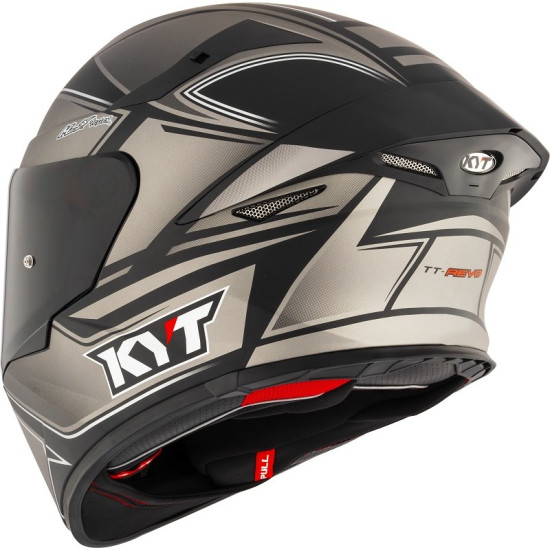 KYT TT REVO FULL FACE MOTORCYCLE ROAD HELMET < TOURIST MATT COOL GREY GRAY >