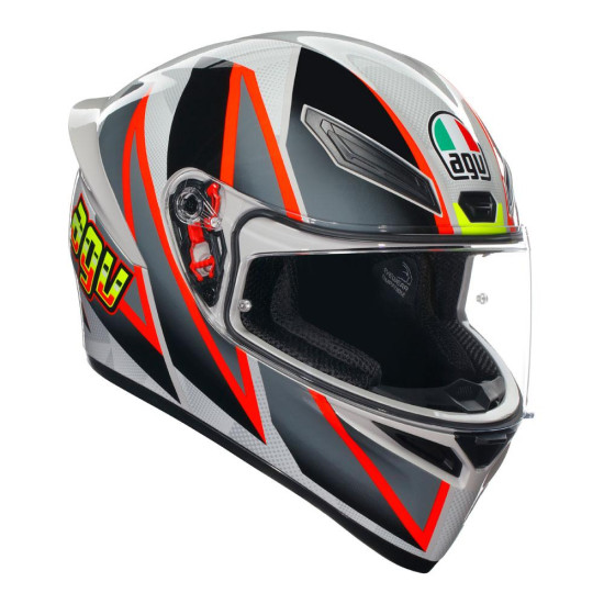 AGV - K-1S "BLIPPER GREY / RED / GRAY" HELMET (K1S)