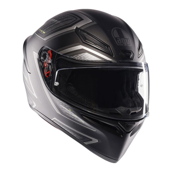 AGV - K-1S "SLING MATT BLACK / GREY / GRAY" HELMET (K1S)