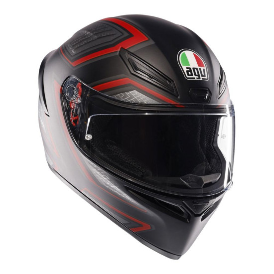 AGV - K-1S "SLING MATT BLACK / RED" HELMET (K1S)