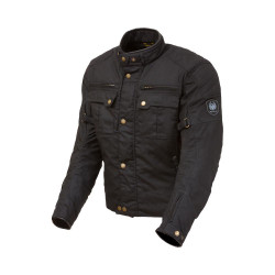 MERLIN - Perton Heritage Waxed Cotton Jacket < Black >