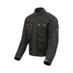 MERLIN - Shenstone Heritage Waxed Cotton Jacket < Black >