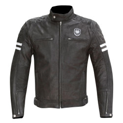 MERLIN - Hixon Leather Jacket < Black >
