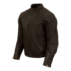 MERLIN - Stockton Leather Jacket < Brown >