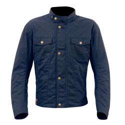 MERLIN - Anson Waxed Cotton Jacket < Blue >