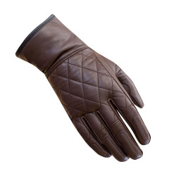 MERLIN - Salt Women's Leather Gloves < Brown > Ladies