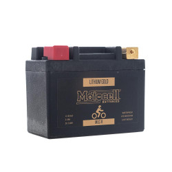 MOTOCELL - LITHIUM MOTORCYCLE BATTERY GOLD - MLG8 30.72WH LIFEPO4 BATTERY