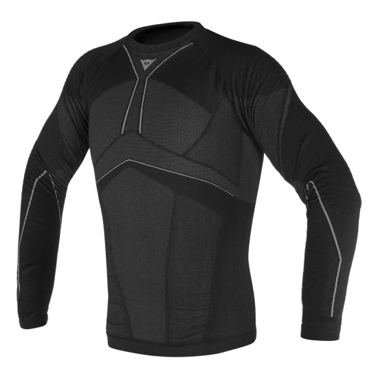 DAINESE D-CORE AERO TEE LS < BLACK / ANTHRACITE > LONG SLEEVE THERMAL T SHIRT