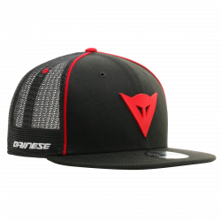 DAINESE 9FIFTY TRUCKER SNAPBACK CAP < BLACK / RED > HAT