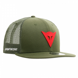 DAINESE 9FIFTY TRUCKER SNAPBACK CAP < GREEN / RED > HAT