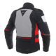 DAINESE CARVE MASTER 2 GORE-TEX® JACKET < BLACK / FROST-GREY GRAY / RED > WATERPROOF