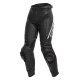 DAINESE DELTA 3 LADY LEATHER TRACK RACE PANT *BLACK/BLACK/WHITE* WOMANS