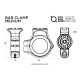 QUAD LOCK 360 Arm - Bar Clamp < MEDIUM / ROUND BAR MOUNT >