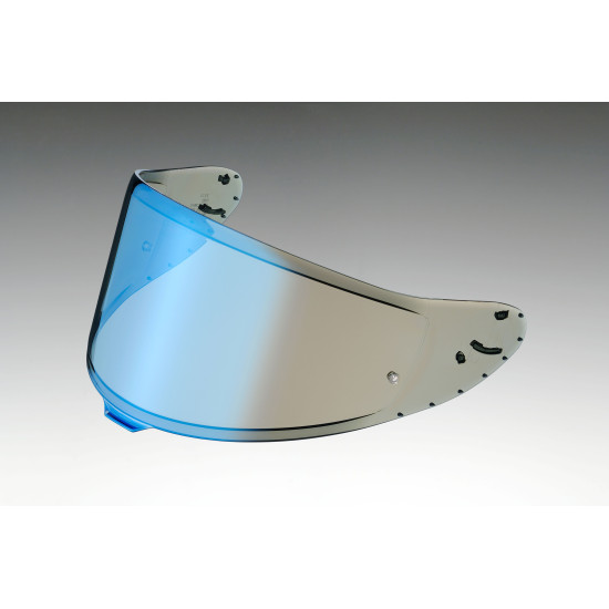 SHOEI CWR-F2 VISOR SPECTRA BLUE (IRIDIUM / MIRROR) (STANDARD) - FITS X-SPR PRO AND NXR2