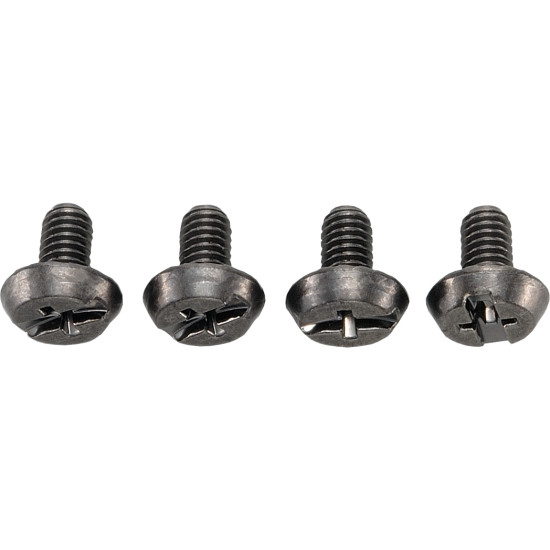 SHOEI ALUMINIUM X 4 COIN SLOT SCREWS < FOR SHOEI VISORS CPB-1 / CPB-1V > FITS GLAMSTER AND GLAMSTER 06 HELMETS