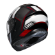 SHOEI NEOTEC III (3) SPORTS TOURING MODULAR MOTORCYCLE HELMET WITH INTERNAL DARK VISOR < GRASP TC-5 WHITE / RED / BLACK / GREY >