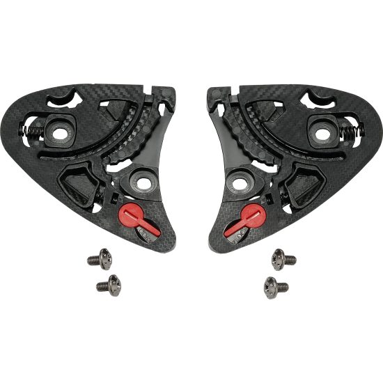 SHOEI BASE PLATE SET WITH SCREWS FOR CWR-F2 AND CWR-F2R VISORS - FITS NXR2 HELMETS