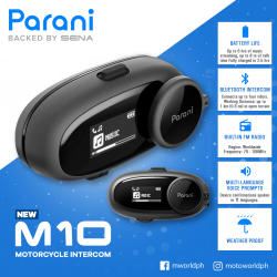 SENA - PARANI M10 INTERCOM Helmet Motorcycle Bluetooth Communication