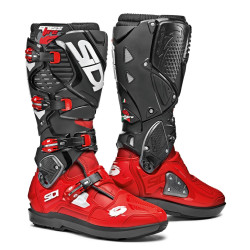 SIDI - CROSSFIRE 3 SRS OFF ROAD MX MOTOCROSS ENDURO MOTORCYCLE BOOTS < RED RED BLACK >