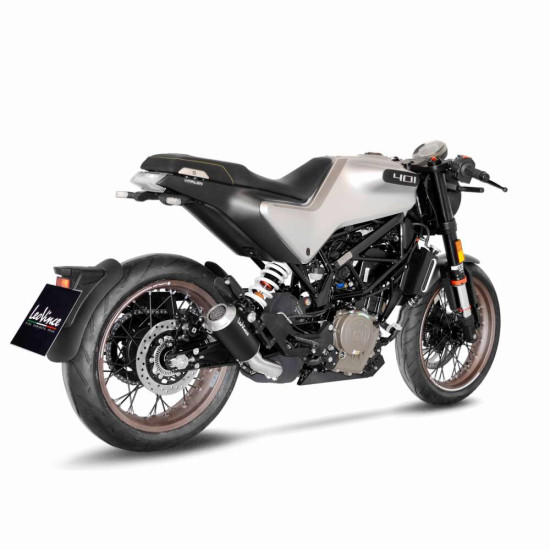 LEOVINCE - LV-10 BLACK EDITION SLIP ON MUFFLER / EXHAUST < 2020-2023 HUSQVARNA SVARTPILEN 401 >