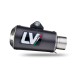 LEOVINCE - LV-10 CARBON FIBER SLIP ON (2) MUFFLER / EXHAUST < 2017-2020 KAWASAKI Z 1000 >