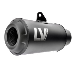 LEOVINCE - LV-10 FULL BLACK STAINLESS STEEL SLIP ON MUFFLER / EXHAUST < 2014-2017 HONDA CBR 300 R >