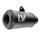 LEOVINCE - LV-10 FULL BLACK STAINLESS STEEL SLIP ON MUFFLER / EXHAUST < 2021-2023 BMW S 1000 R >