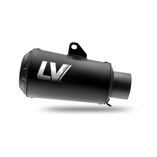 LEOVINCE - LV-10 FULL BLACK STAINLESS STEEL SLIP ON MUFFLER / EXHAUST < 2020-2023 BMW S 1000 XR >