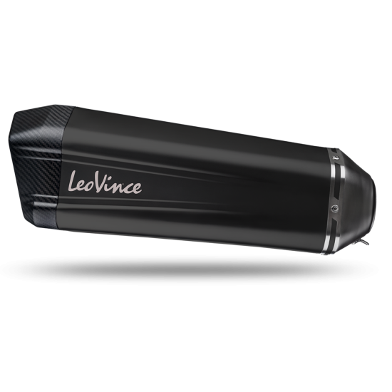 LEOVINCE - LV-12 BLACK EDITION STAINLESS STEEL SLIP ON MUFFLER / EXHAUST < 2020 - 2023 HONDA CRF 1100 L AFRICA TWIN / ADVENTURE SPORT / DCT >