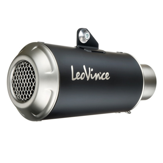 LEOVINCE - LV-10 BLACK EDITION SLIP ON MUFFLER / EXHAUST < 2019-2020 APRILIA TUONO V4 1100 / FACTORY / RR >