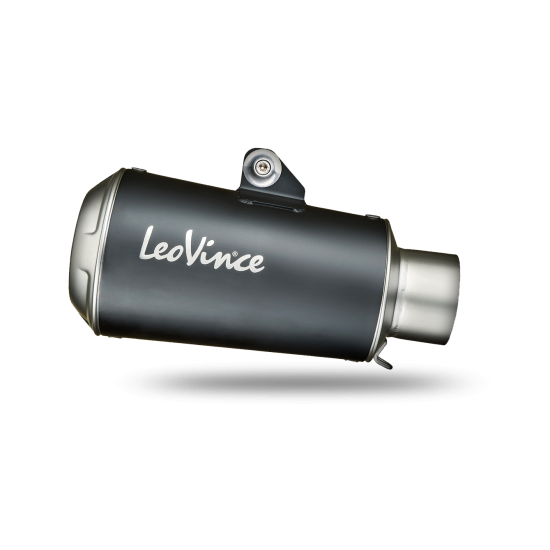 LEOVINCE - LV-10 BLACK EDITION SLIP ON MUFFLER / EXHAUST < 2017-2020 DUCATI SCRAMBLER 800 CAFE RACER / CLASSIC / FULL THROTTLE / ICON >