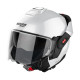 NOLAN N120-1 "FLIP UP MODULAR CLASSIC METAL WHITE" FLIP OVER TOURING COMMUTER ROAD HELMET