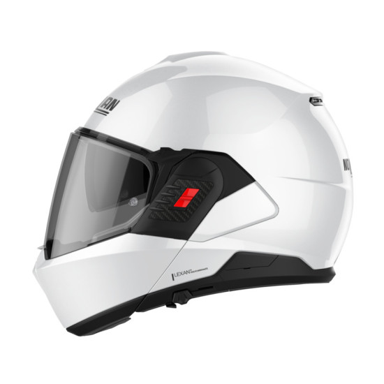 NOLAN N120-1 "FLIP UP MODULAR CLASSIC METAL WHITE" FLIP OVER TOURING COMMUTER ROAD HELMET